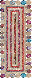 Handmade Braided Jute Runner Rug – 2'6" x 24'