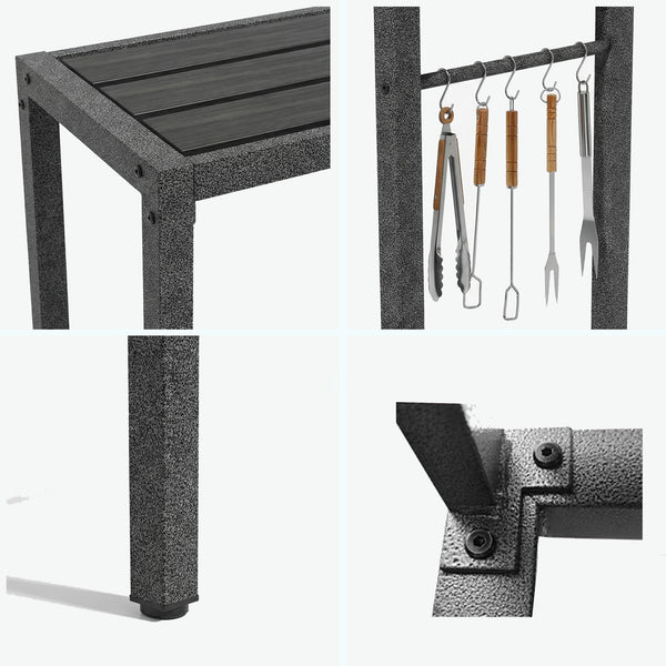 Outdoor Metal High-Top Bar Table Set