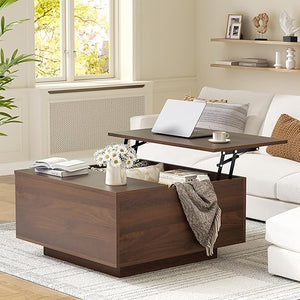 Lift Top Coffee Table with Hidden Storage