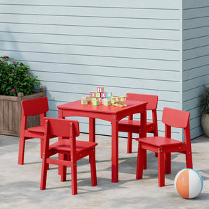 Kids Outdoor Dining Chair Set of 2 – Step Stool Toddler Chair