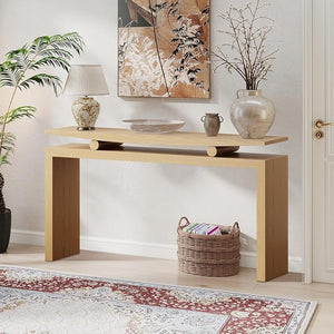 59" Console Table with Storage