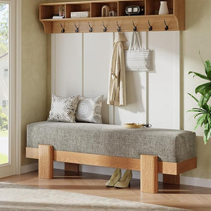 55-Inch Upholstered Entryway Bench
