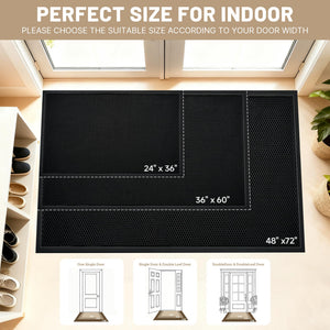 Heavy Duty Indoor Outdoor Door Mat with Non-Slip Backing