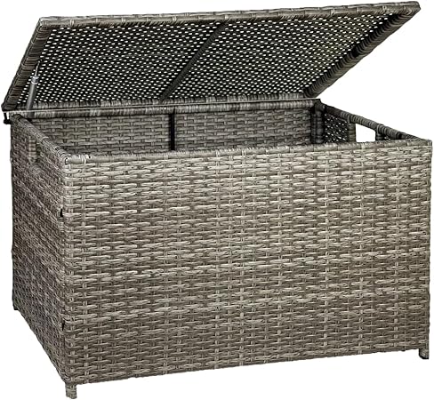 Wicker Storage Trunk with Lid