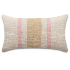 Cotton Textured Lumbar Pillow Cover 14x24