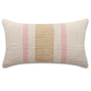 Cotton Textured Lumbar Pillow Cover 14x24