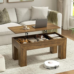 Lift Top Coffee Table with Hidden Storage