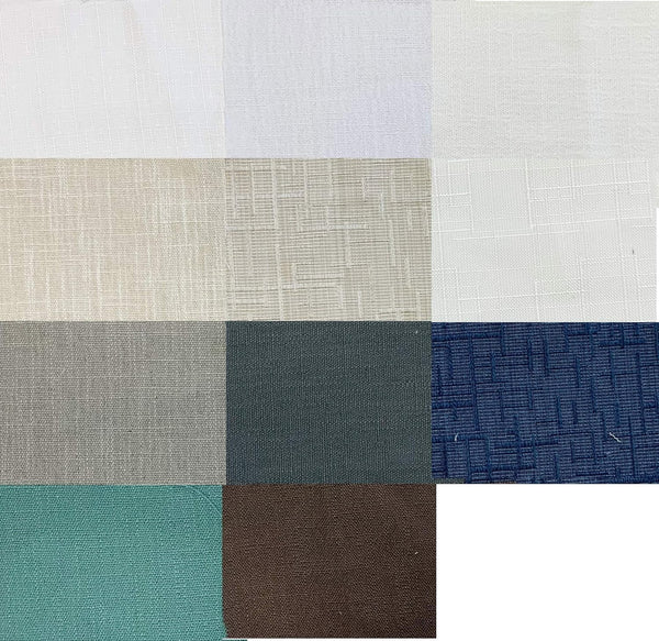 Fabric Swatches for Custom Curtains – 200+ Colors