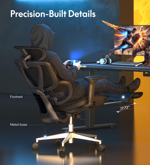 Ergonomic Mesh Office & Gaming Chair with Lumbar Support