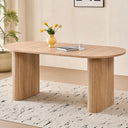 70.8" Oval Dining Table for 4-6 People