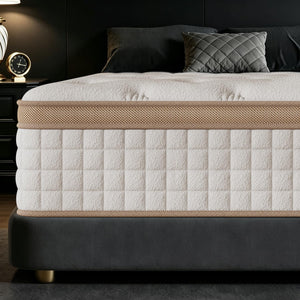 12-Inch Hybrid Queen Mattress – Cooling Gel Memory Foam & Pocket Springs