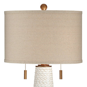 Mid-Century Modern Ceramic Table Lamps, Set of 2