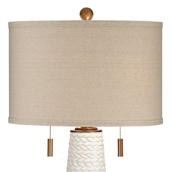 Mid-Century Modern Ceramic Table Lamps, Set of 2