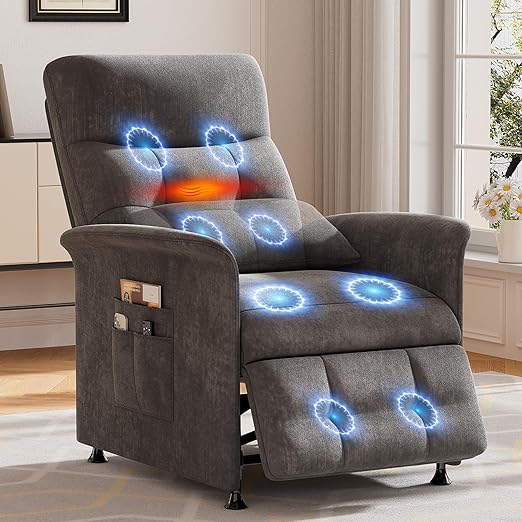 Power Recliner Chair with Heat & Massage