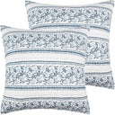 Floral Cotton Euro Pillow Sham 26x26