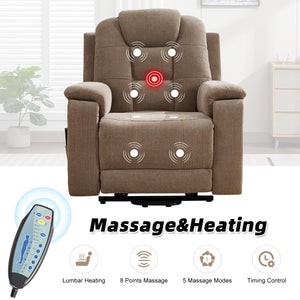 Power Lift Recliner Chair with Massage & Heat