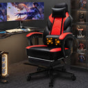 Gaming Chair with Footrest & Reclining Back