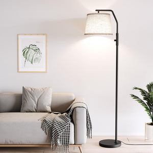 Dimmable Arc Floor Lamp with Adjustable Head – 9W LED