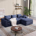 Corduroy Chaise Lounge Sofa Bed – 67 Inch Deep Seat Sleeper Couch