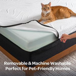 Cooling Gel Memory Foam Mattress – Medium Feel, CertiPUR-US Certified