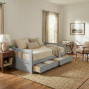Twin to King Extendable Daybed with Trundle & Storage Drawers