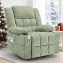 360° Swivel Rocker Recliner with Massage & Heating