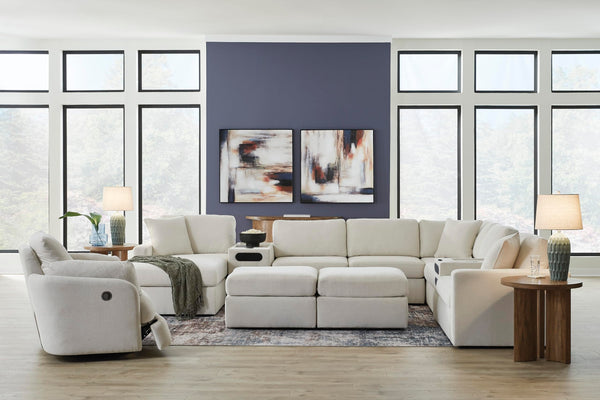 Swivel Glider Rocker Recliner with Hidden Storage – Beige