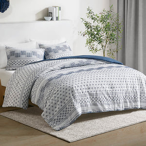 Cotton Comforter Set with Pillow Shams