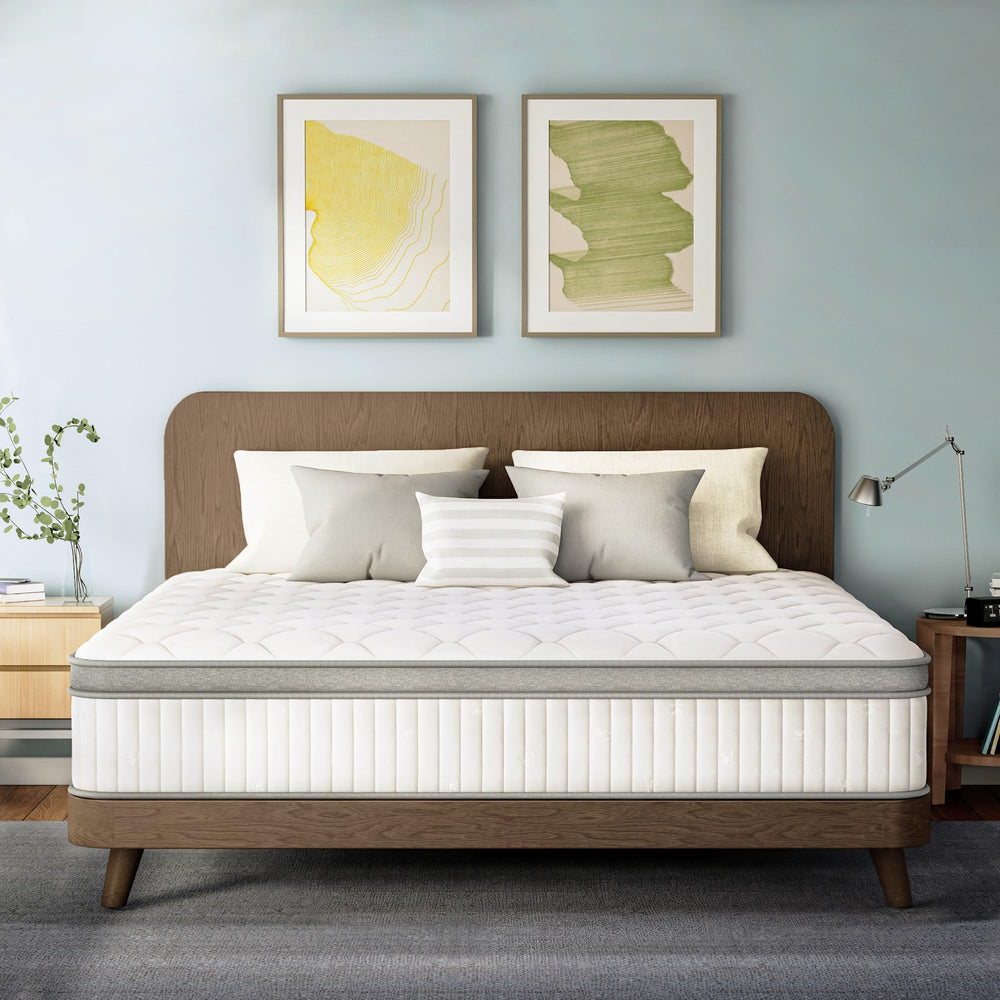 Hybrid Mattress in a Box – Gel Memory Foam & Pocket Springs, Medium Firm