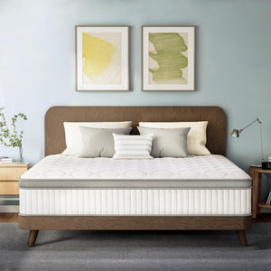 Hybrid Mattress in a Box – Gel Memory Foam & Pocket Springs, Medium Firm