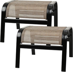 Outdoor Ottoman Footrest Set of 2