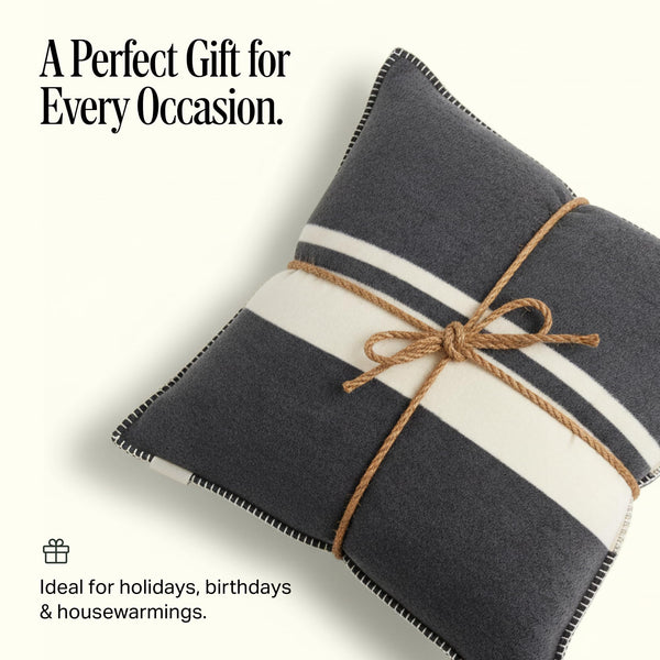 Highrise Throw Pillow 21" x 21" - Slate