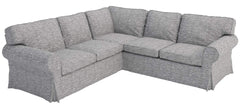 Ektorp 2+2 Corner Sofa Slipcover Set – Polyester Flax