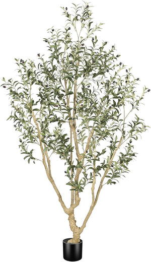 Artificial Olive Tree with Lifelike Fruits