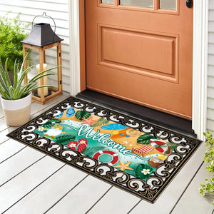 12-Piece Interchangeable Seasonal Doormat Set