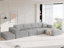 Modular L-Shaped Sectional Sofa Bed