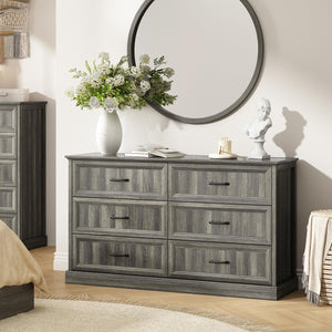 Farmhouse Dresser & Nightstand Set – 3-Piece Bedroom Set