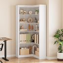 L-Shaped 5-Tier Corner Bookshelf