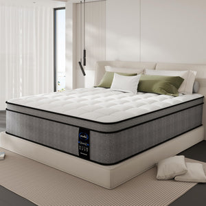 12 Inch Twin XL Hybrid Mattress – Medium Firm, Memory Foam, No Fiberglass