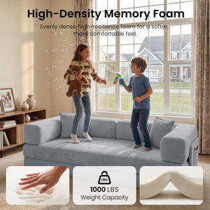78.8" Convertible Futon Sofa Bed