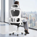 Ergonomic Mesh Office Chair with Flip-Up Arms & Adjustable Lumbar Support