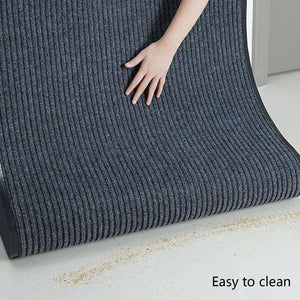 Commercial Entrance Runner Rug with Non-Slip Rubber Backing