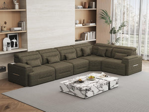 Power Reclining Sectional Sofa with Storage & USB Ports