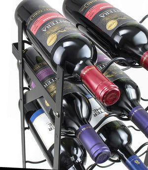 Metal Floor Standing Wine Rack – 75 to 150 Bottle Capacity