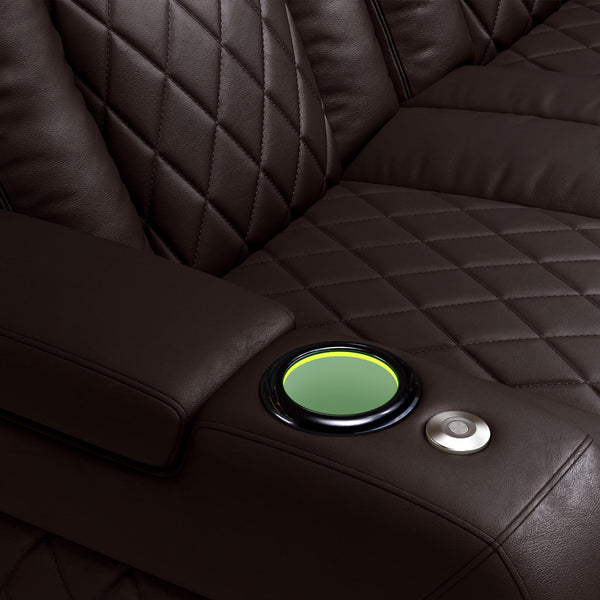 Tuscany 3-Seat Power Recliner with Center Console