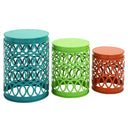 Metal Nesting Accent Tables Set of 3