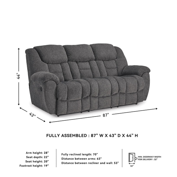 Reclining Sofa & Loveseat Set – Grey Performance Fabric