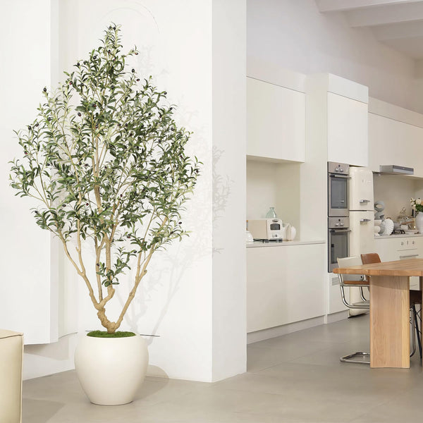 Artificial Olive Tree with Lifelike Fruits