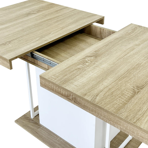 Extendable Dining Table for 6-10 People