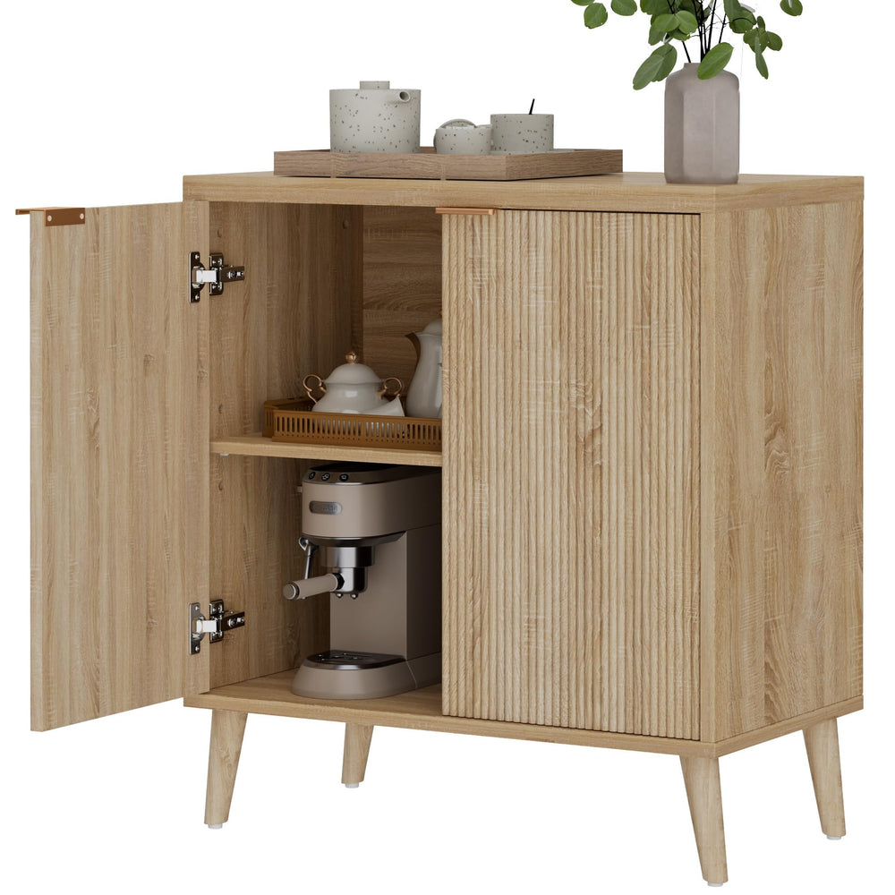Buffet Cabinet with Adjustable Shelves & Doors